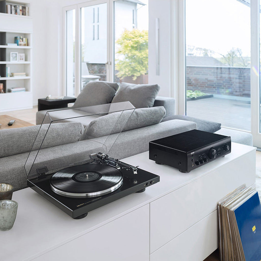 Denon DP-300F Fully Automatic Analog Turntable with MM Cartridge