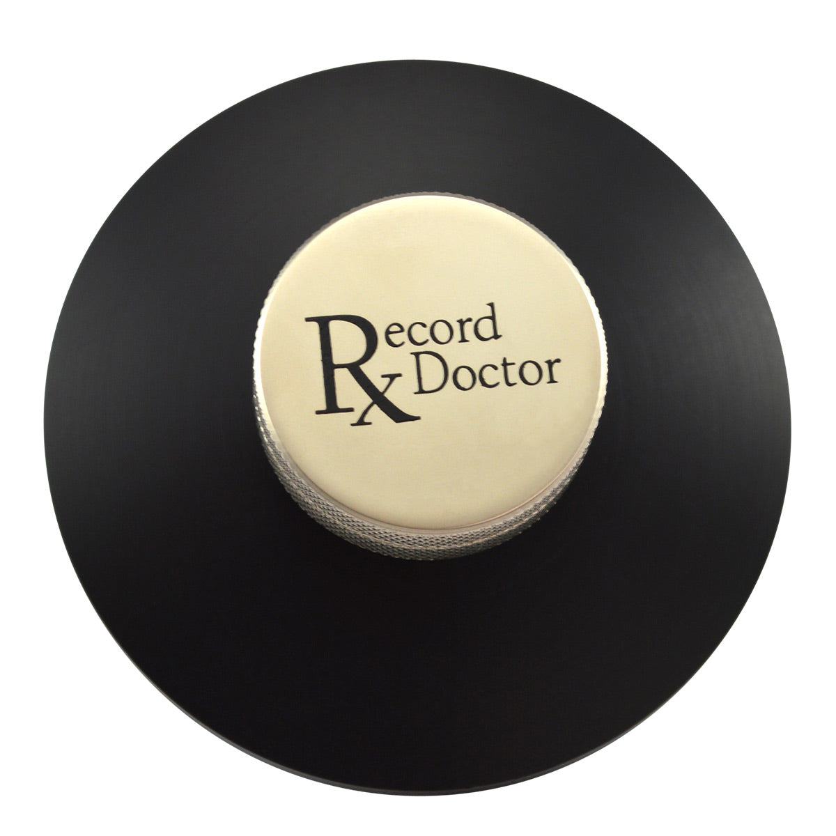 Record Doctor VI Record Cleaning Machine with RxLP Cleaning Solution - 20th Anniversary Edition (Gloss Black), Low Profile Record Clamp, and 12" Cork Turntable Slipmat