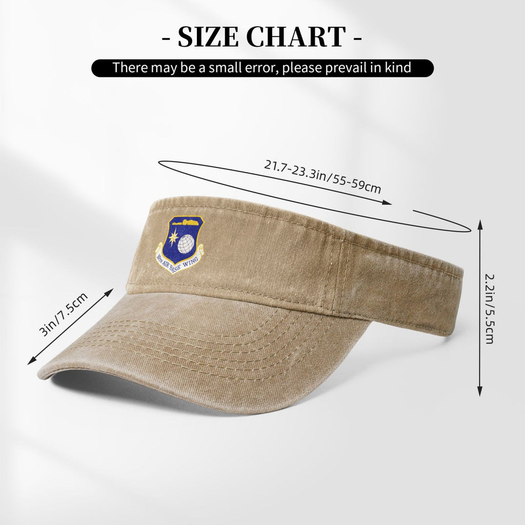 10th Air Base Wing Printing adjustable Empty Top Baseball Sun Cap unisex outdoor sport hat veterans gift