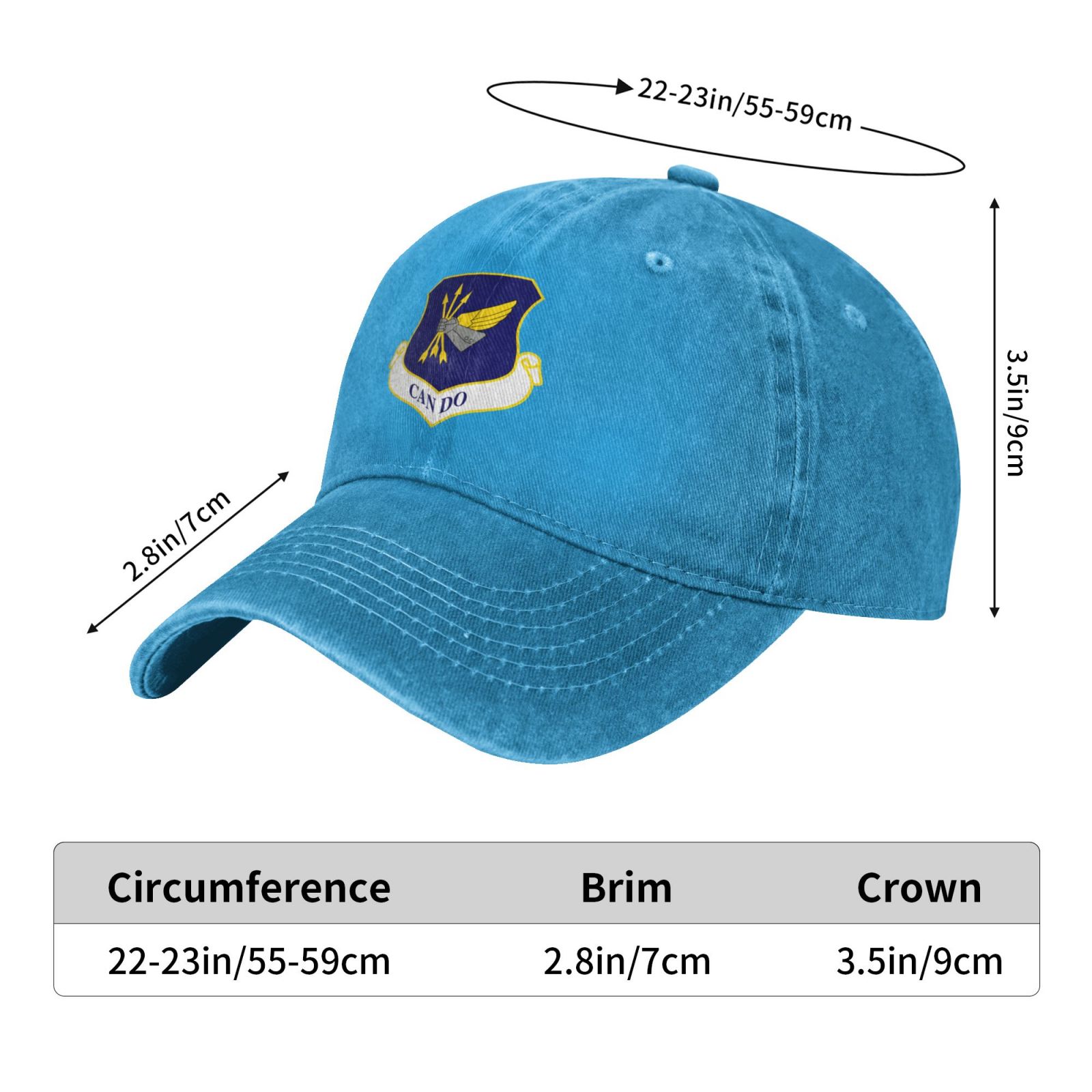 305th Air Mobility Wing Printed unisex baseball cap adjustable cap veteran gift