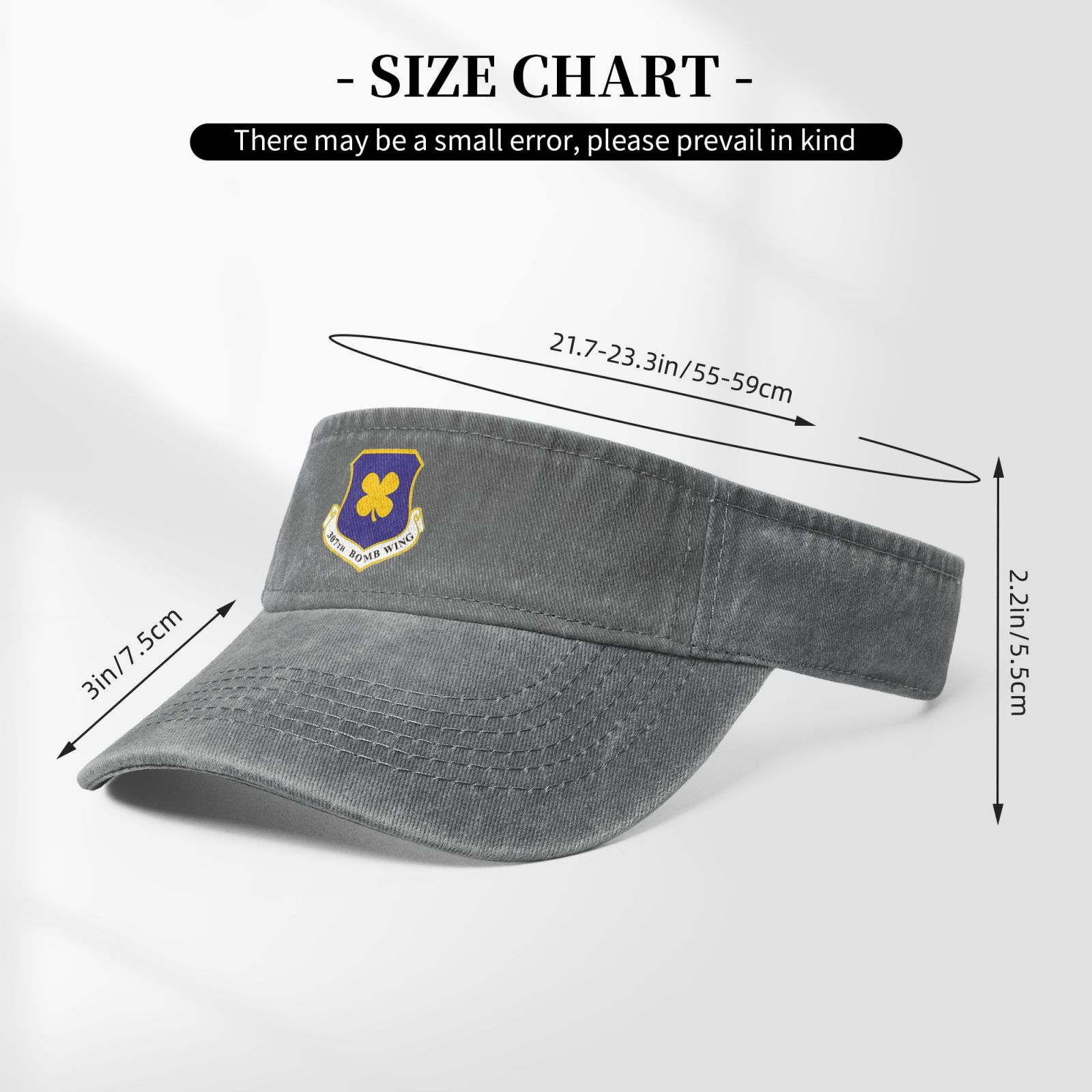 307th Bomb Wing Patch 2011 Printing adjustable Empty Top Baseball Sun Cap unisex outdoor sport hat veterans gift