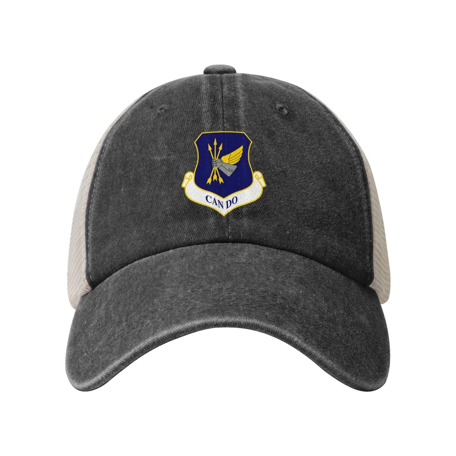 305th Air Mobility Wing Printed unisex baseball cap adjustable grid baseball cap veteran gift