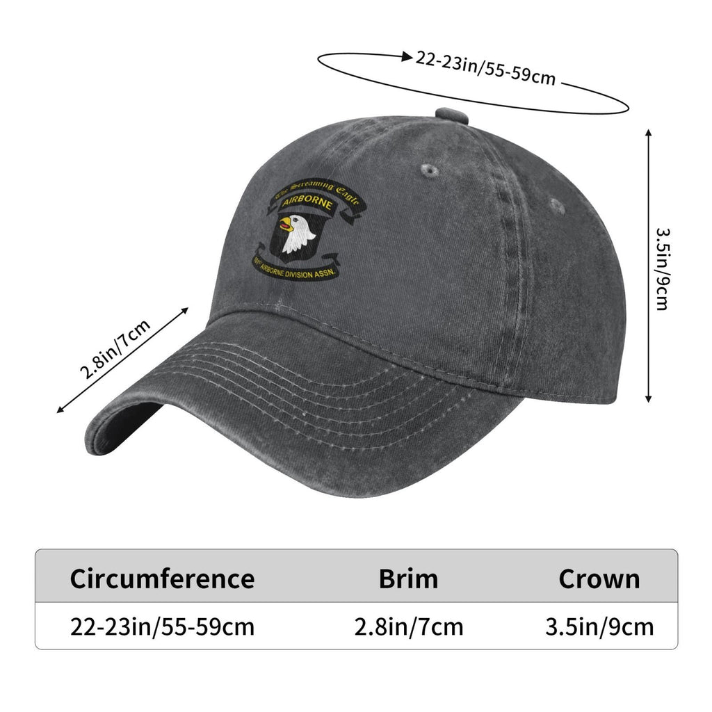 101st Airborne Division Vietnam Veteran Printing unisex baseball cap adjustable hats veteran gift