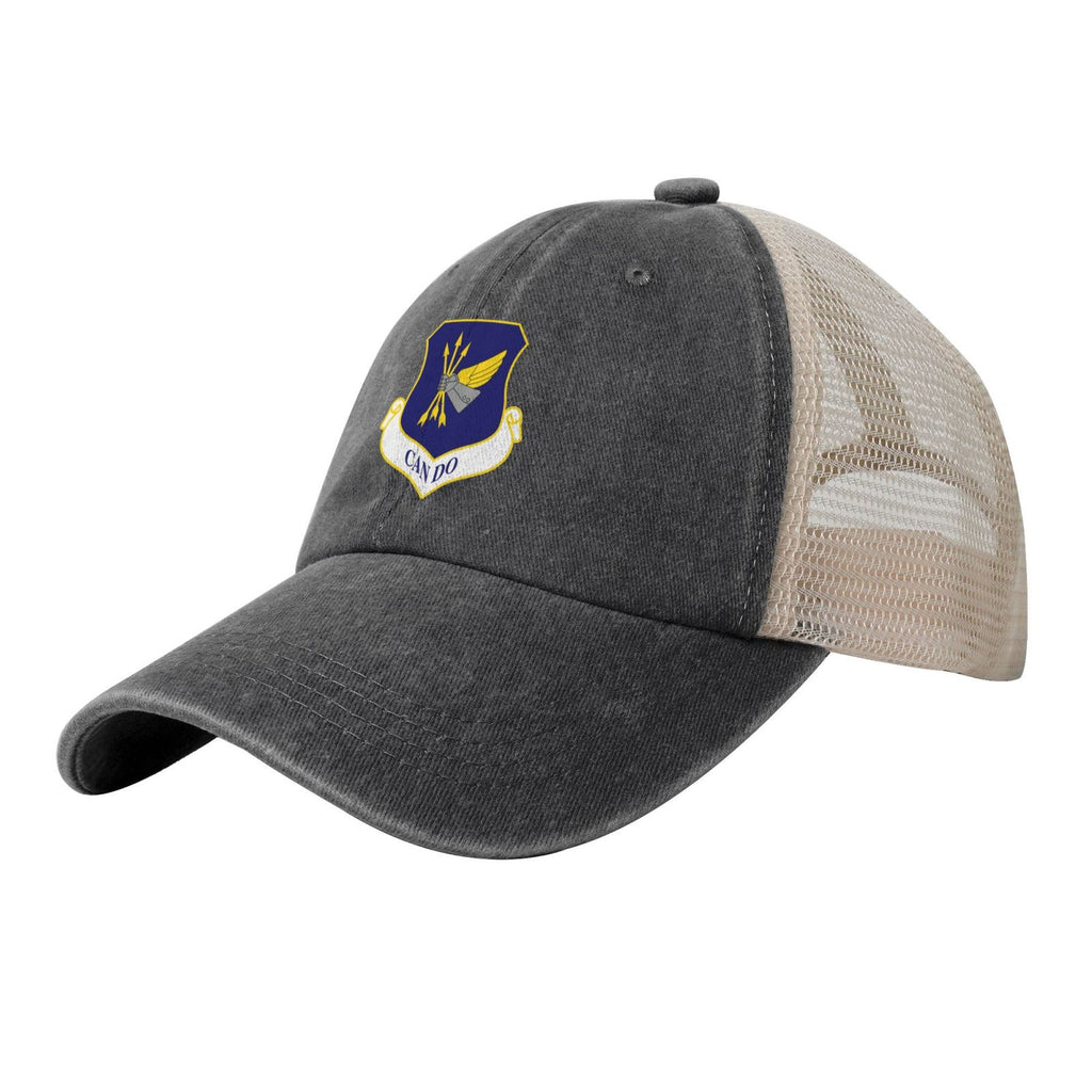 305th Air Mobility Wing Printed unisex baseball cap adjustable grid baseball cap veteran gift