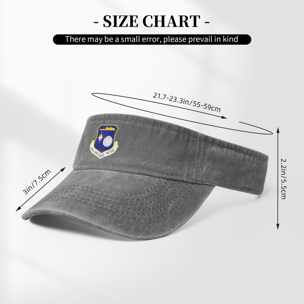 10th Air Base Wing Printing adjustable Empty Top Baseball Sun Cap unisex outdoor sport hat veterans gift