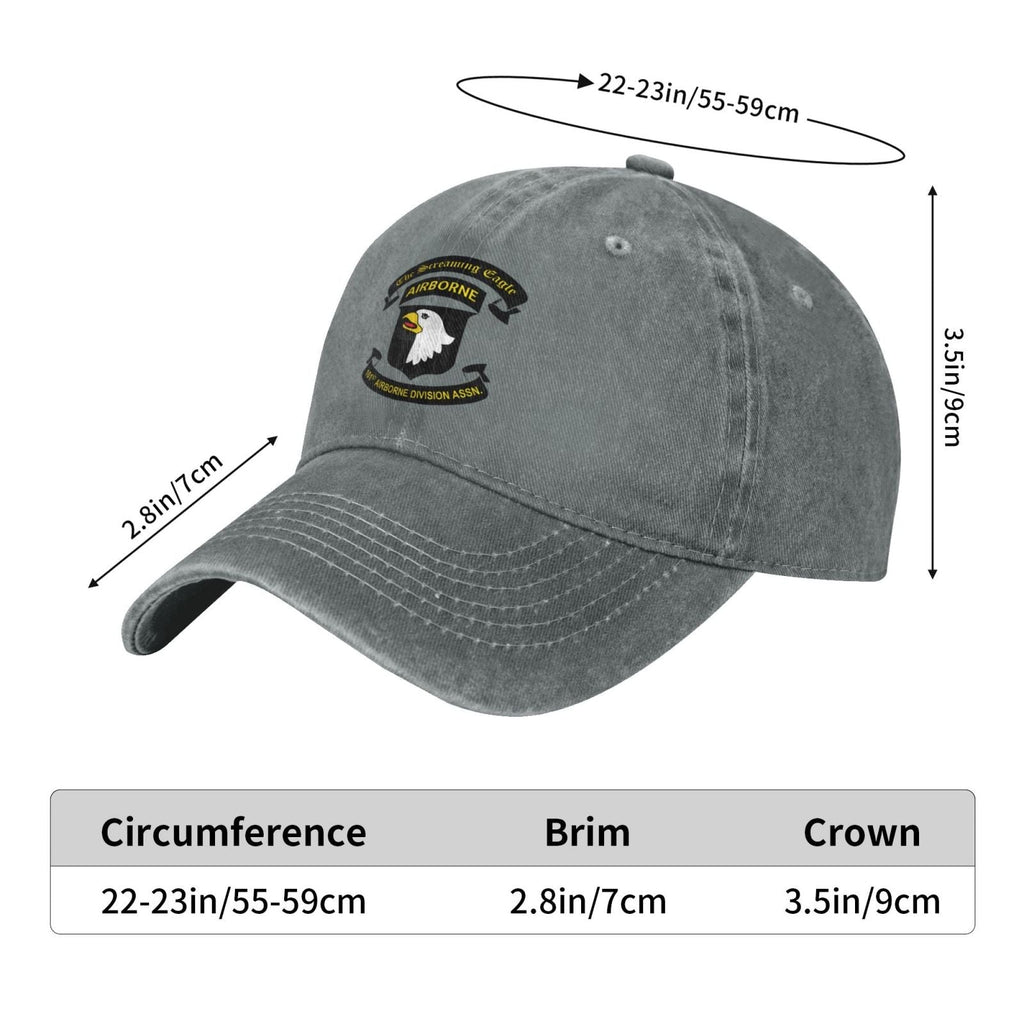 101st Airborne Division Vietnam Veteran Printing unisex baseball cap adjustable hats veteran gift