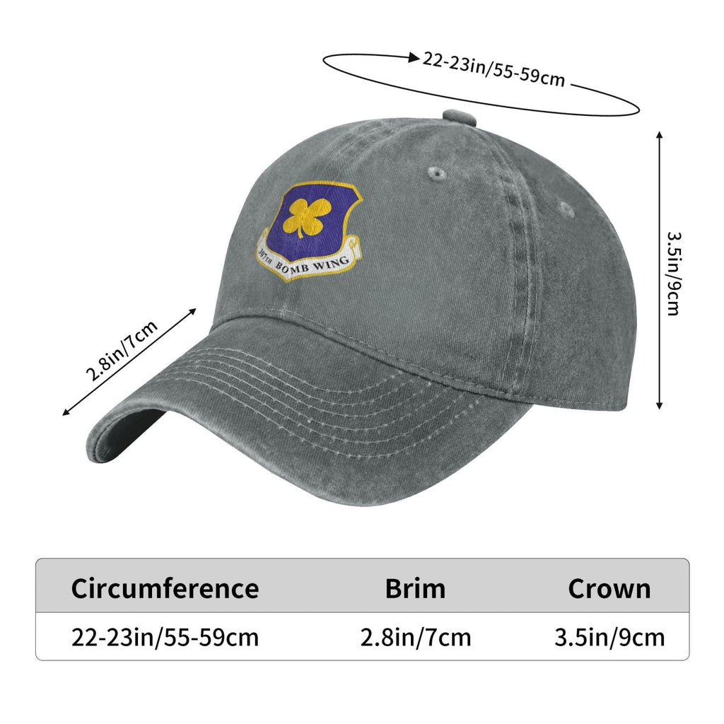 307th Bomb Wing Patch 2011 Printing unisex baseball cap adjustable cap veteran gift