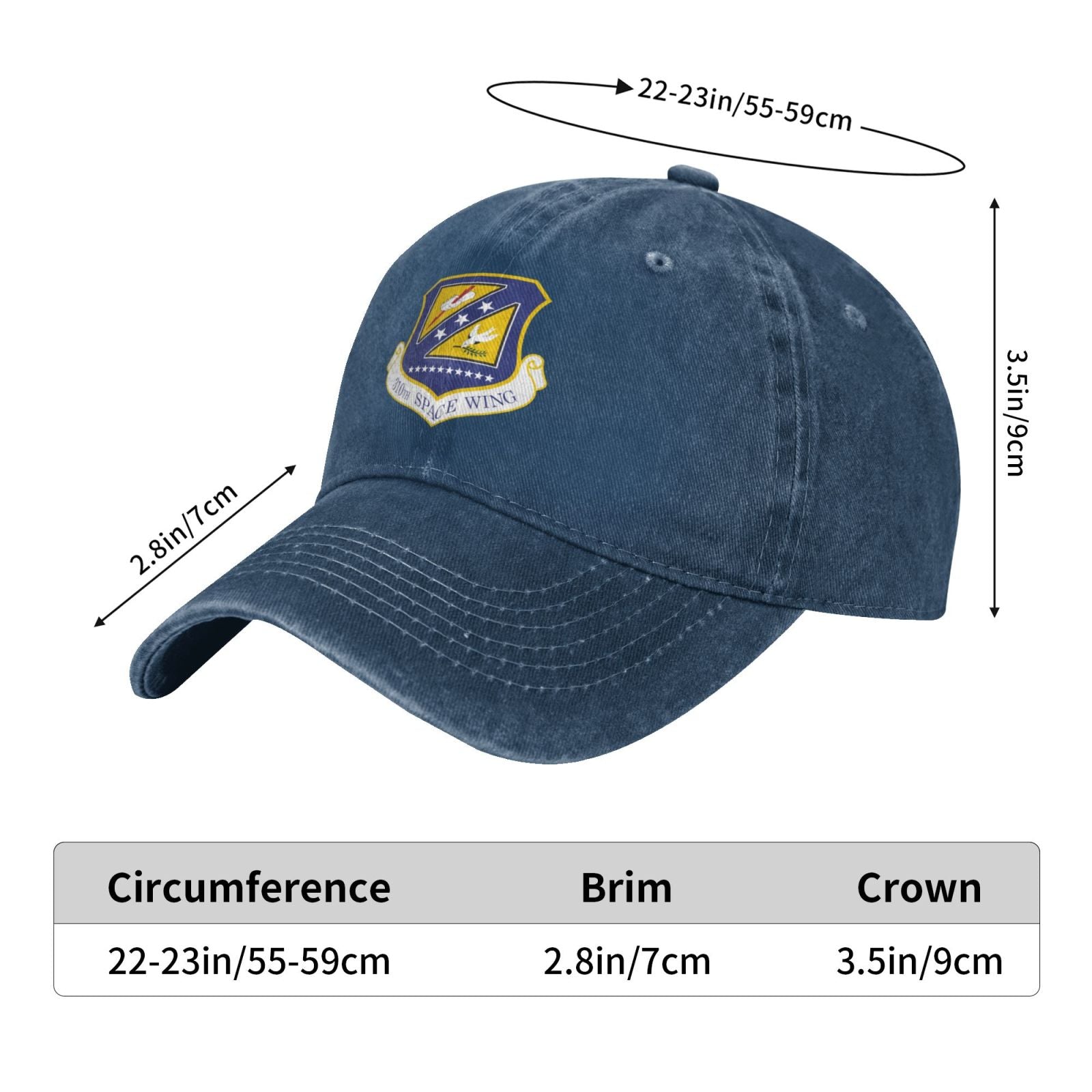 310th Space Wing Printed unisex baseball cap adjustable cap veteran gift