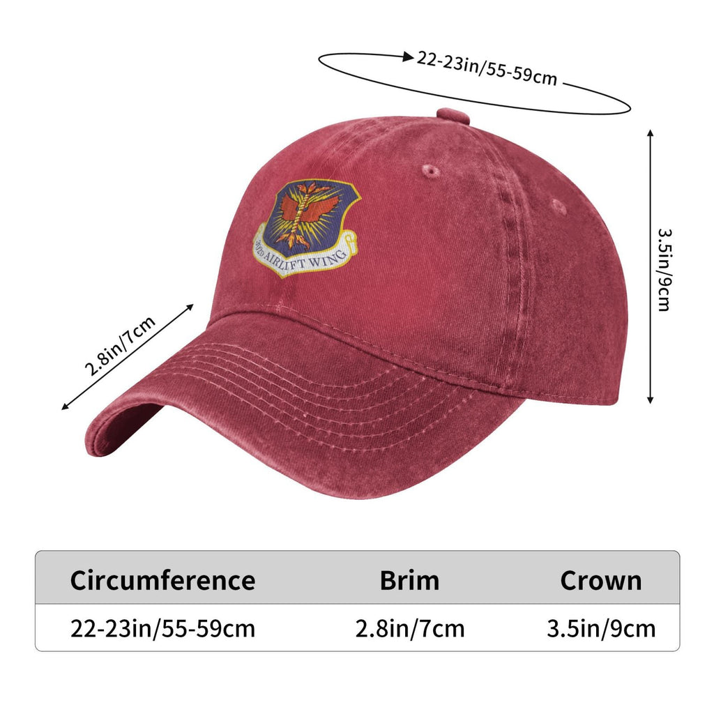 302d Airlift Wing Printing unisex baseball cap adjustable cap veteran gift