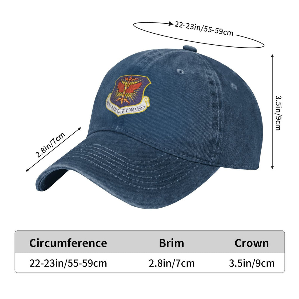 302d Airlift Wing Printing unisex baseball cap adjustable cap veteran gift