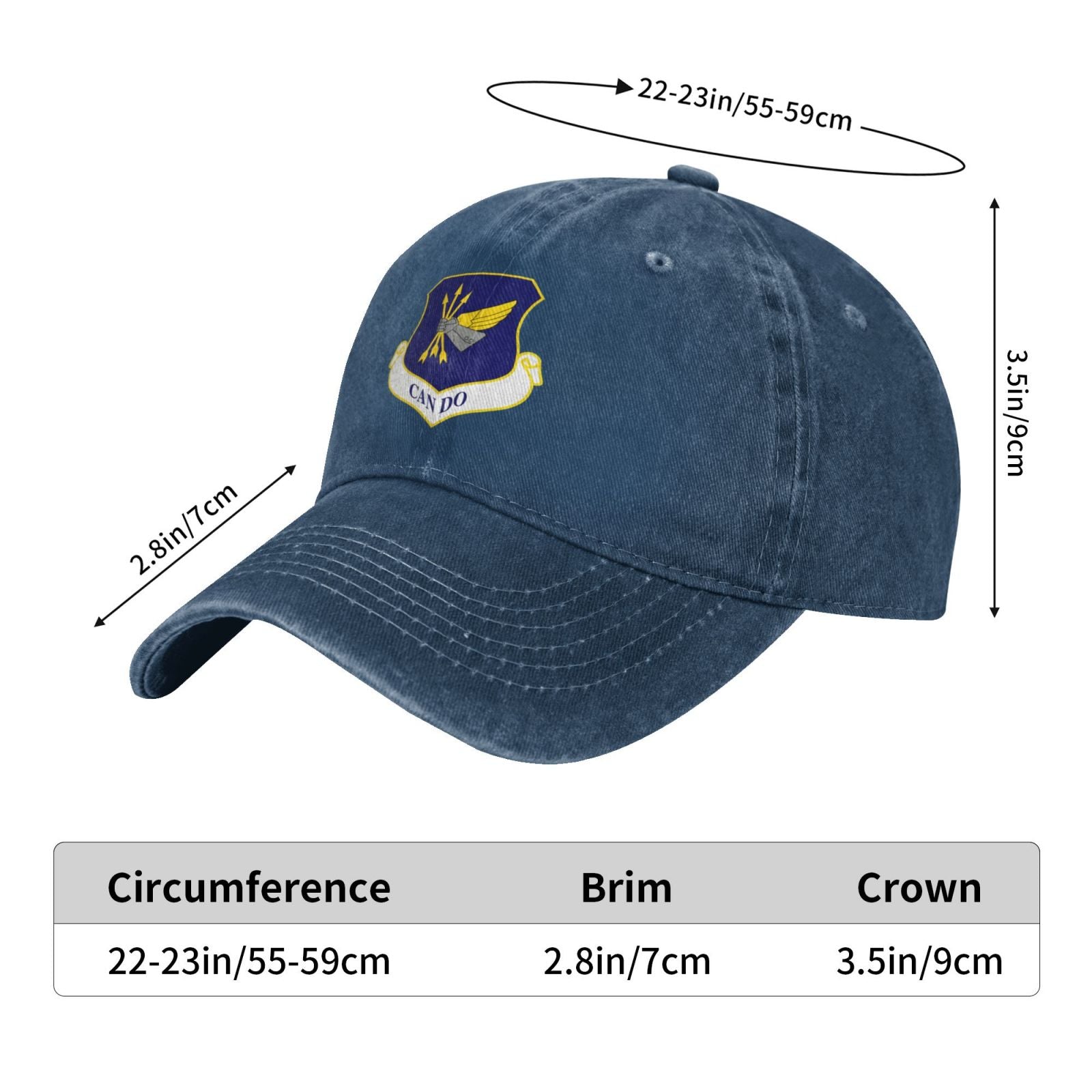 305th Air Mobility Wing Printed unisex baseball cap adjustable cap veteran gift