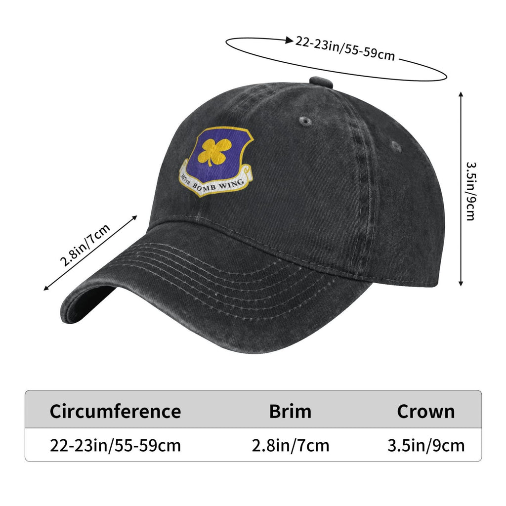 307th Bomb Wing Patch 2011 Printing unisex baseball cap adjustable cap veteran gift